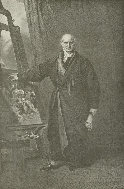 Benjamin West, prezident Královské akademie od Thomas Lawrence