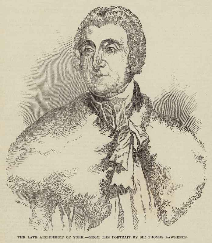 Zesnulý arcibiskup z Yorku od Thomas Lawrence