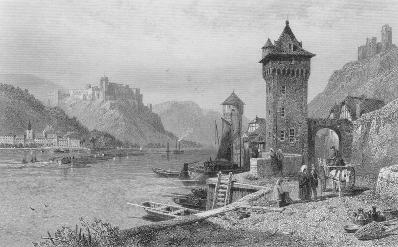 St Goar od Thomas Leeson the Elder Rowbotham