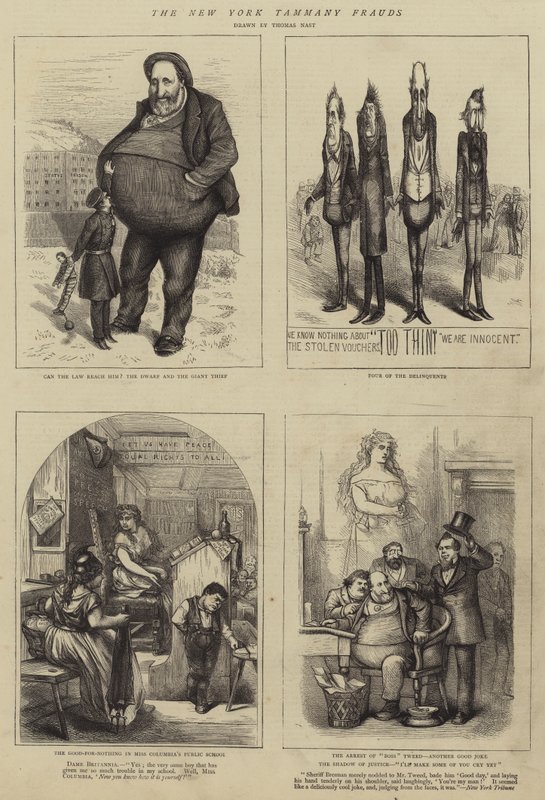 New York Tammany Frauds od Thomas Nast