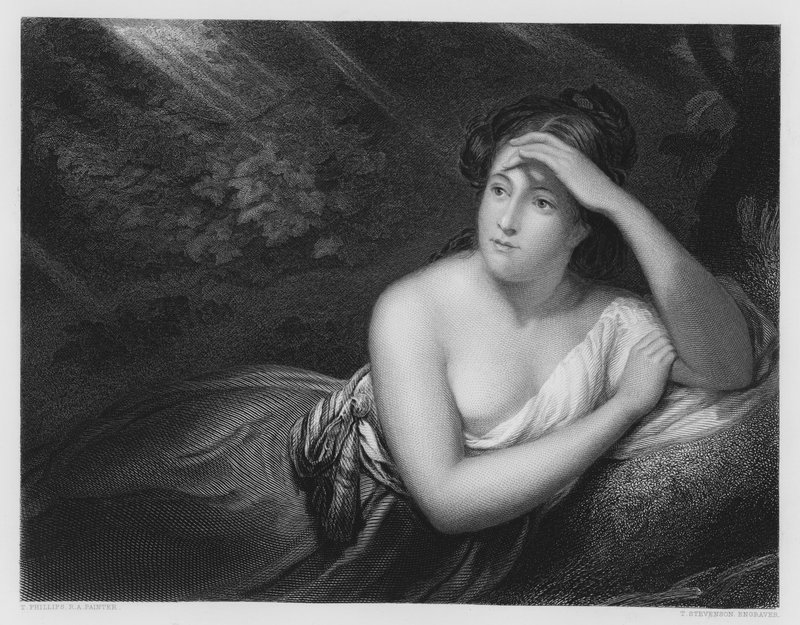 Nymph, z obrázku v galerii Vernon od Thomas Phillips
