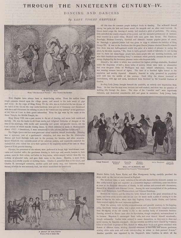 Tanec a tanečníci od Thomas Rowlandson