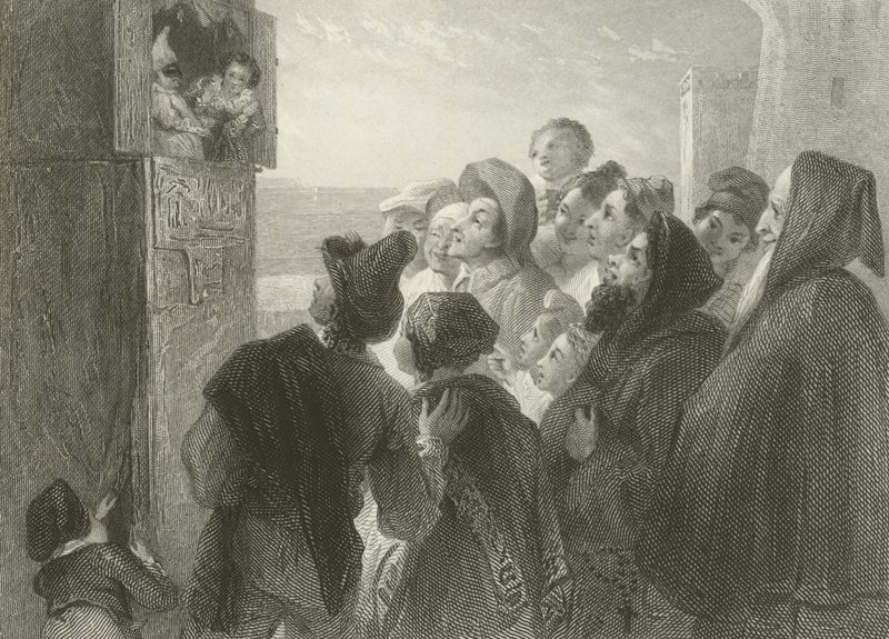 Punch v Neapoli od Thomas Uwins