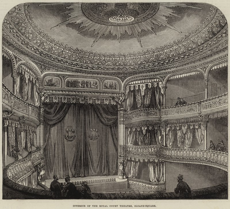 Interiér divadla Royal Court, Sloane-Square od Thomas W. Wood