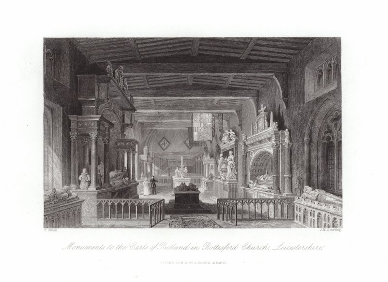 Bottesfordský kostel od Thomas Allom