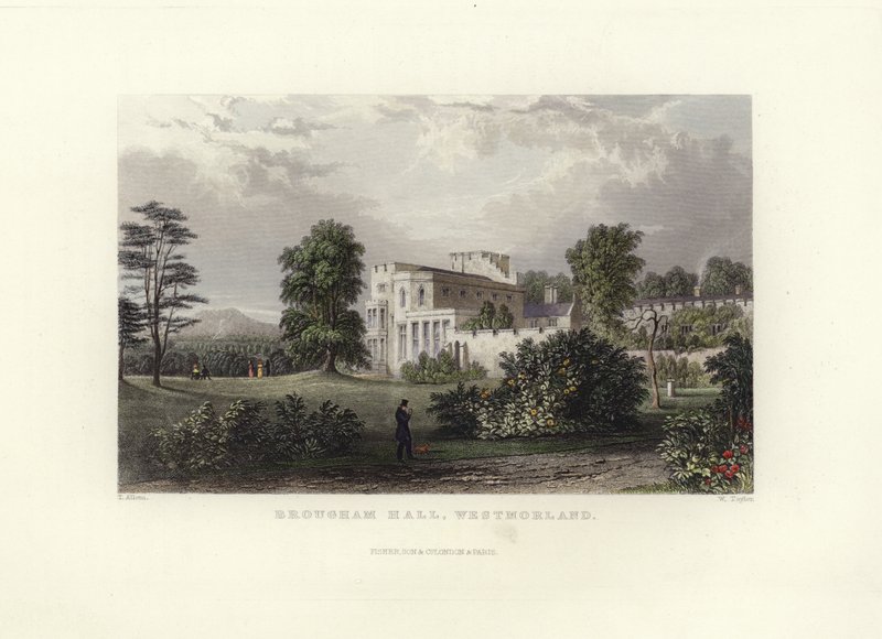 Brougham Hall od Thomas Allom