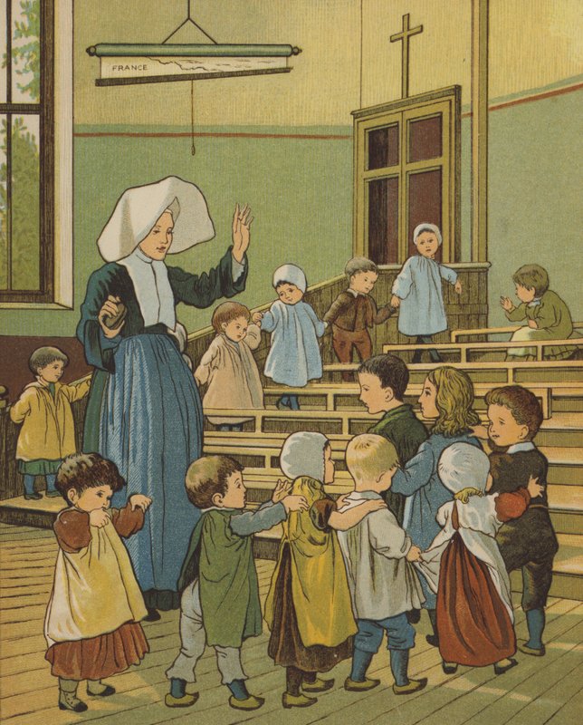 Rouen: školní cvičení (barva litho) od Thomas Crane