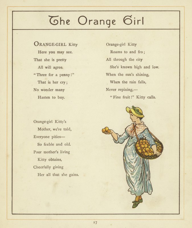 Oranžová dívka od Thomas Crane