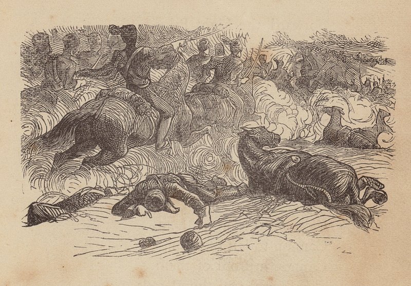 The Charge of the Light Brigade (kolorovaná rytina) od Thomas Dalziel