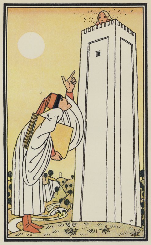 Ilustrace k Boccacciovu Dekameronu (barevná litografie) od Thomas Derrick