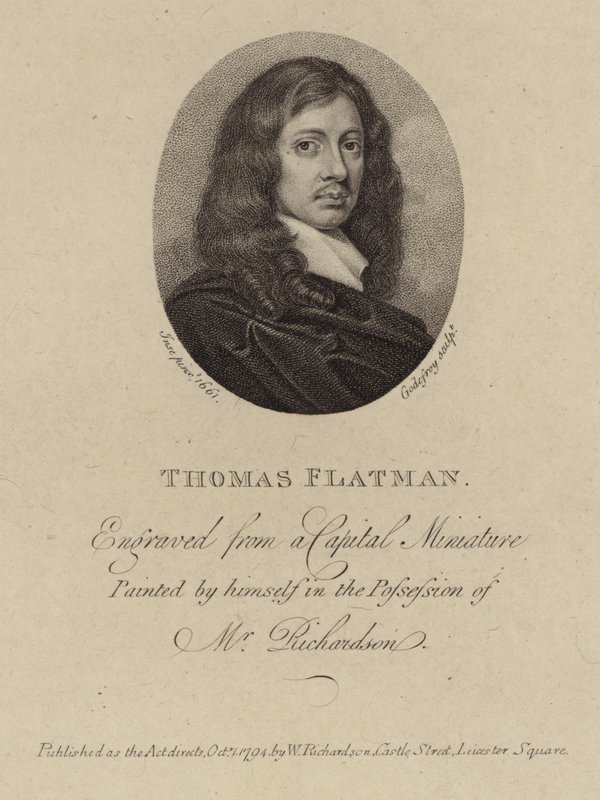 Portrét Thomase v bytě od Thomas Flatman