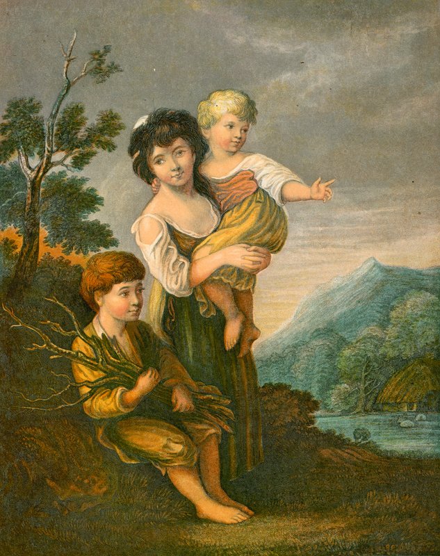 Chata děti od Thomas Gainsborough