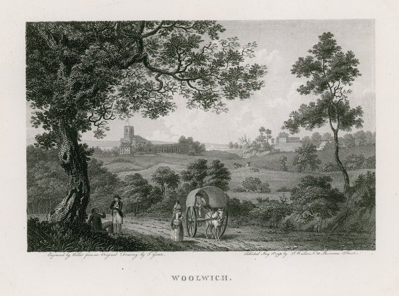 Pohled na Woolwich od Thomas Girtin
