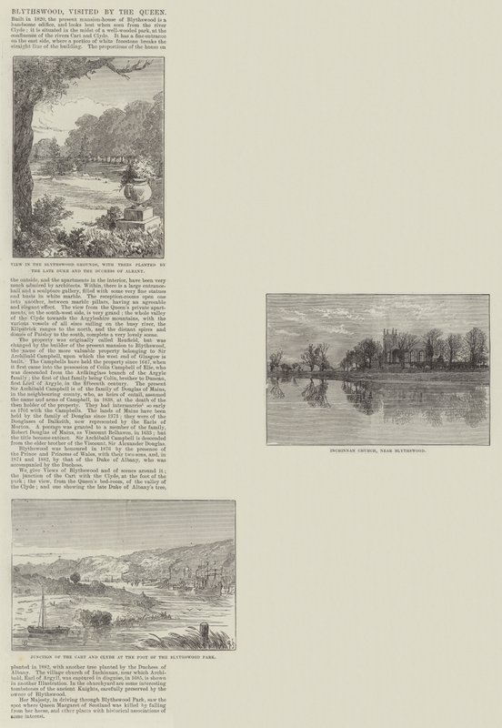 Blythswood, navštívila královna od Thomas Harrington Wilson