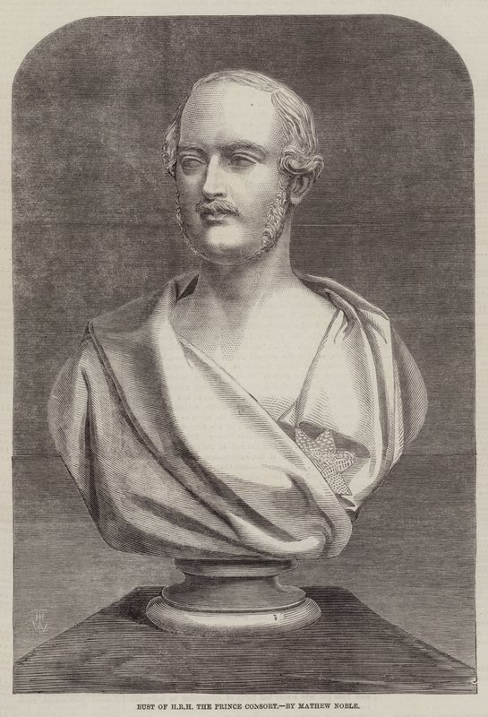 Busta HRH Prince Consort, Mathew Noble od Thomas Harrington Wilson