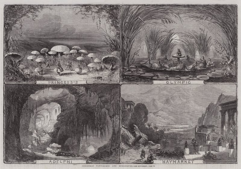 Vánoční pantomimy a burlesky od Thomas Harrington Wilson