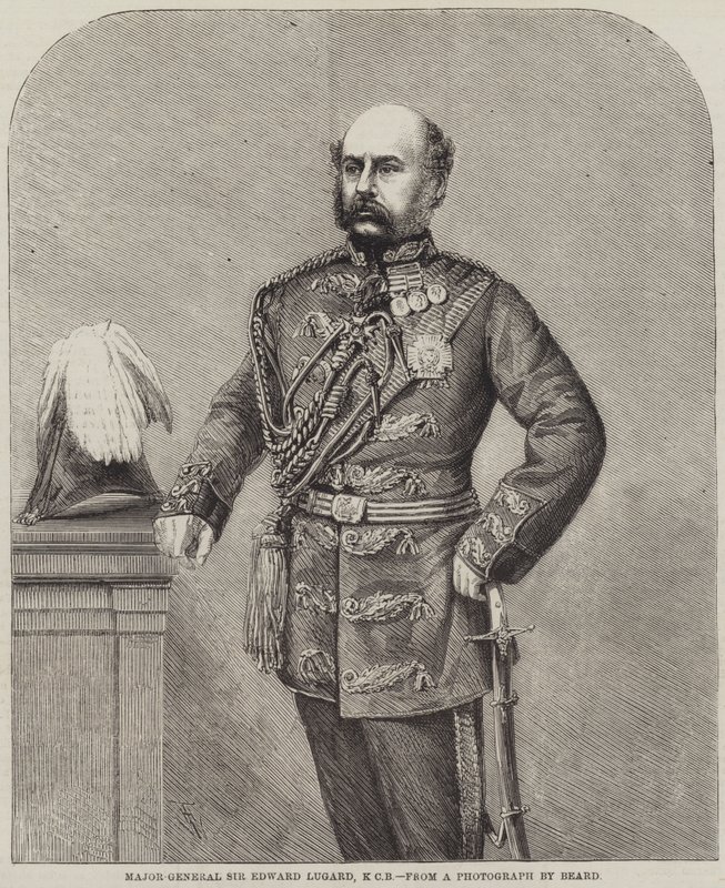 Generálmajor sir Edward Lugard, KCB od Thomas Harrington Wilson