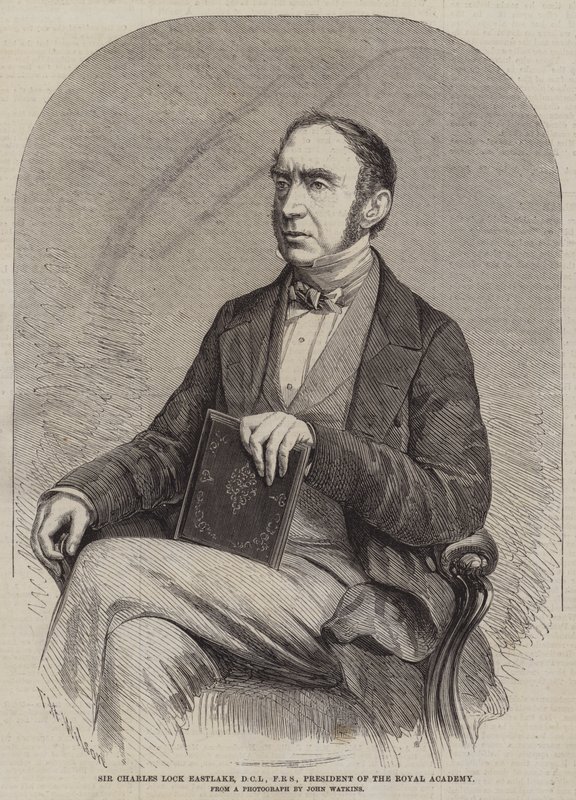 Sir Charles Lock Eastlake, DCL, FRS, prezident Královské akademie od Thomas Harrington Wilson