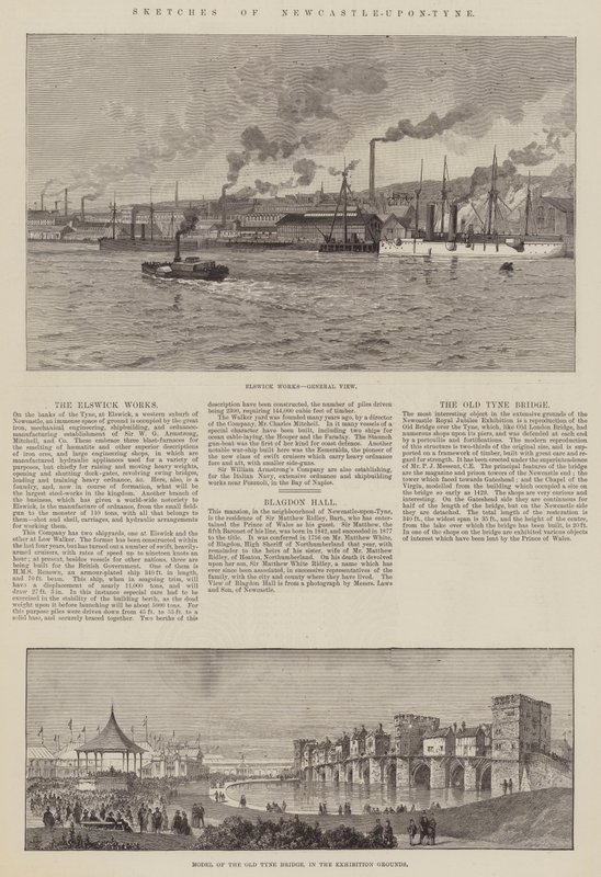 Náčrtky Newcastle-upon-Tyne od Thomas Harrington Wilson