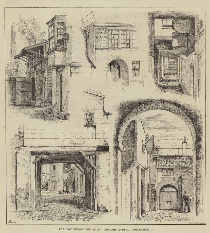 Liška pod kopcem, Adelphi, David Copperfield od Thomas Harrington Wilson