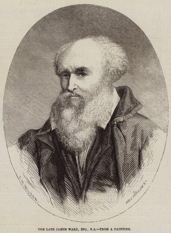 The Late James Ward, Esquire, RA od Thomas Harrington Wilson
