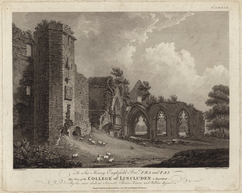College of Lincluden od Thomas Hearne