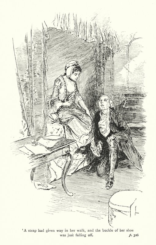 Ilustrace k Sentimentální cestě, Laurence Sterne (litografie) od Thomas Heath Robinson