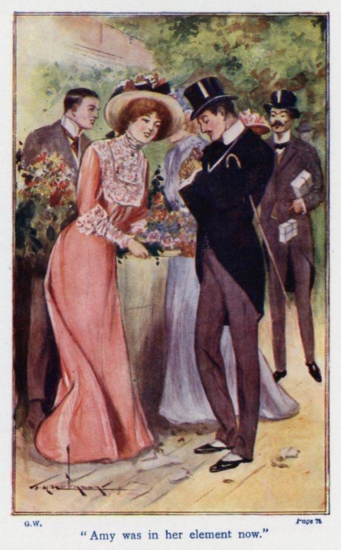 Ilustrace k Dobrým manželkám Louisy M. Alcottové (barevná litografie) od Thomas Heath Robinson