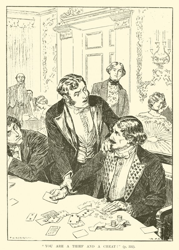 Jsi zloděj a podvodník! (rytina) od Thomas Heath Robinson