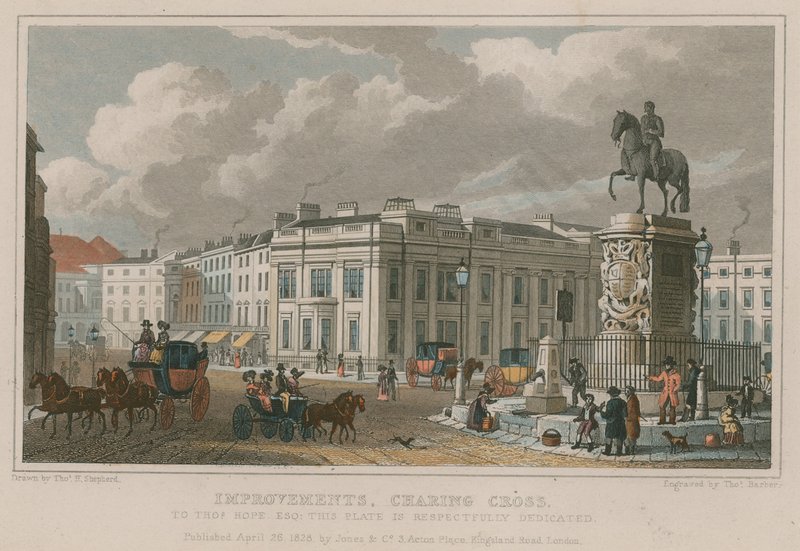 Zlepšení, Charing Cross, Londýn od Thomas Hosmer Shepherd