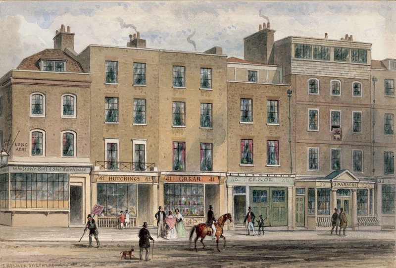 Long Acre od Thomas Hosmer Shepherd