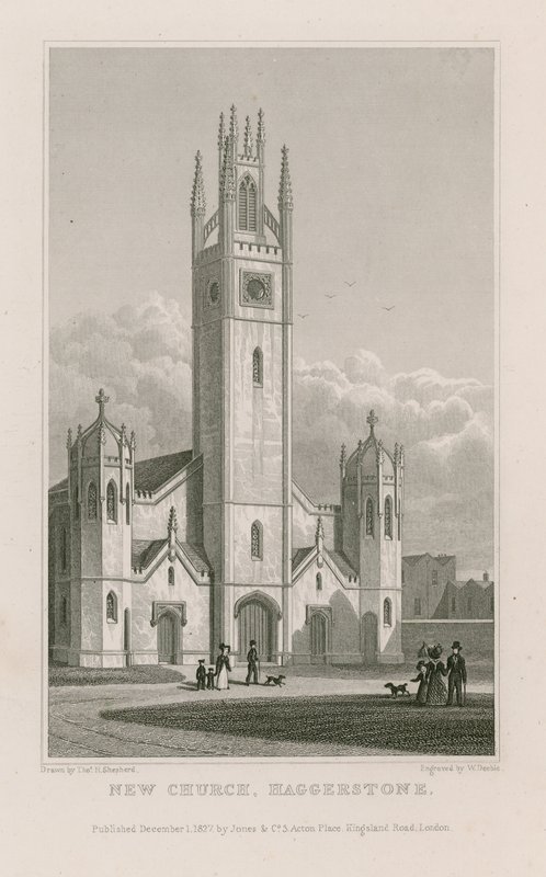 Nový kostel, Haggerston od Thomas Hosmer Shepherd