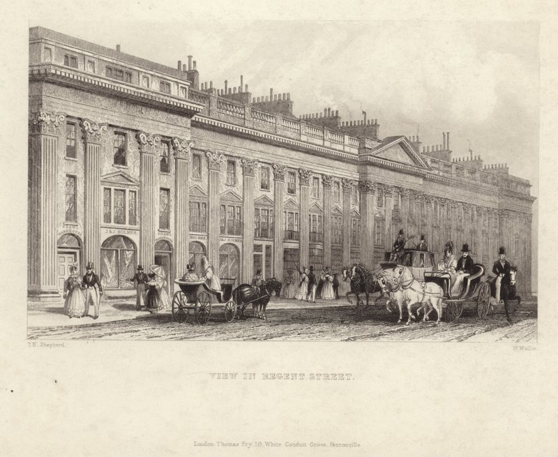 Regent Street od Thomas Hosmer Shepherd