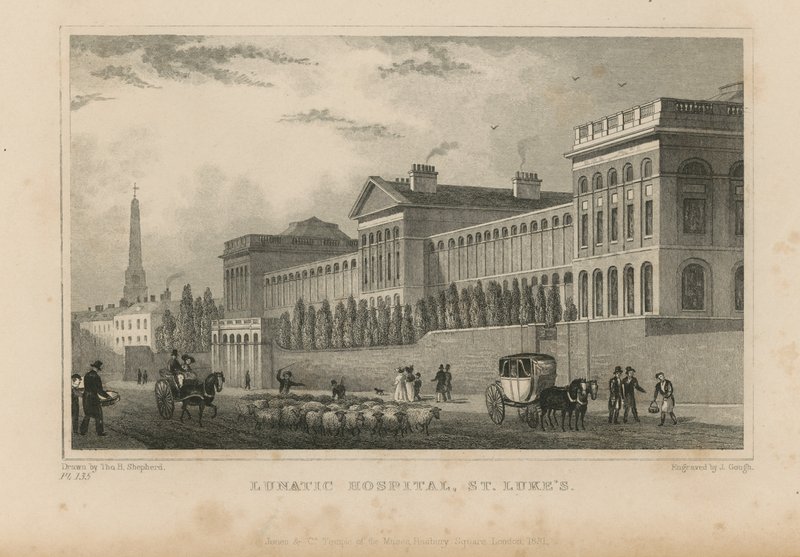 Lukas Lunatic Asylum od Thomas Hosmer Shepherd
