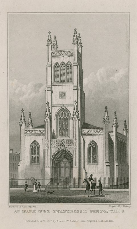 Kostel svatého Marka, Clerkenwell od Thomas Hosmer Shepherd