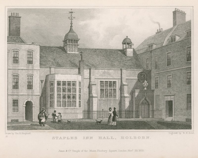 Staples Inn Hall, Holborn od Thomas Hosmer Shepherd