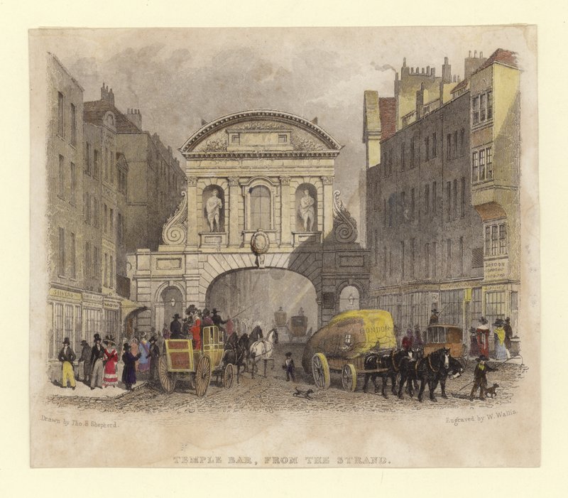 Temple Bar od Thomas Hosmer Shepherd