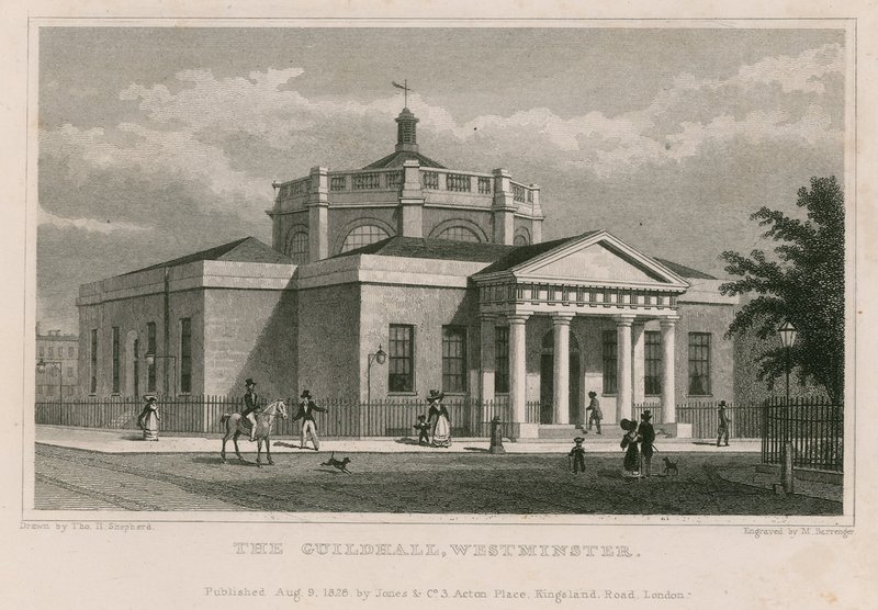 Guildhall, Westminster, Londýn od Thomas Hosmer Shepherd