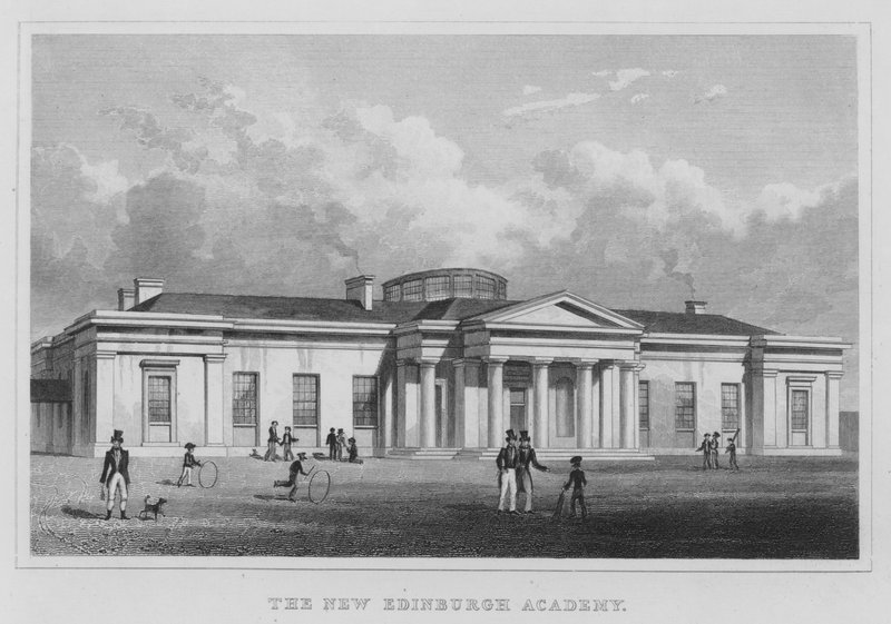 The New Edinburgh Academy (rytina) od Thomas Hosmer Shepherd