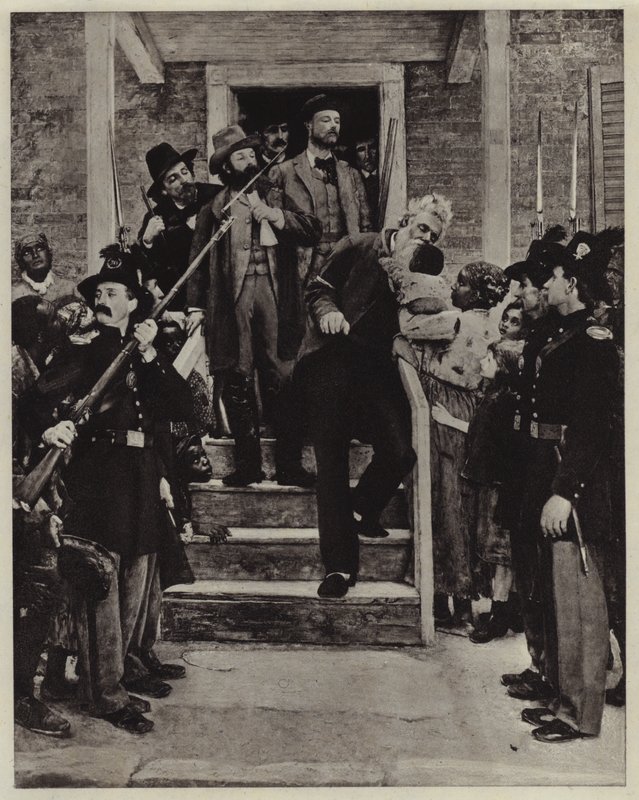 The Last Moments of John Brown (litho) od Thomas Hovenden