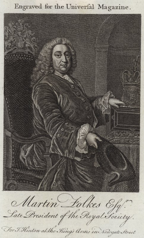 Martin Folkes od Thomas Hudson