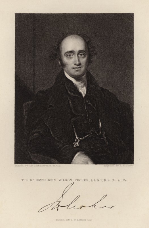 John Wilson Croker od Thomas Lawrence