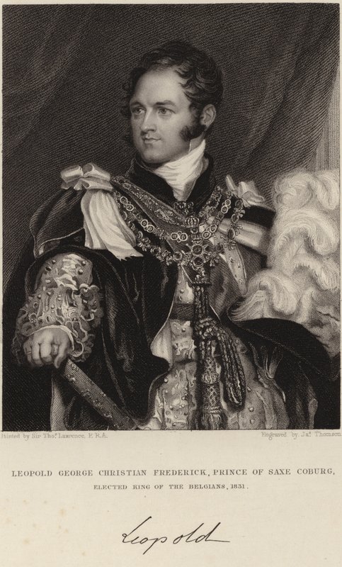 Belgický král Leopold I od Thomas Lawrence