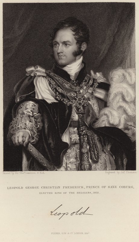 Portrét krále Leopolda I od Thomas Lawrence