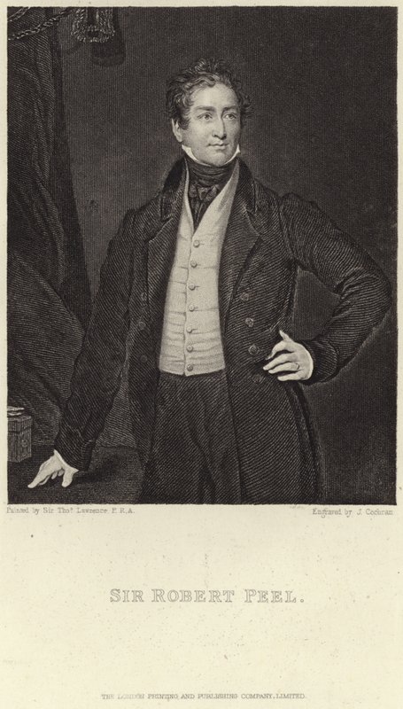 Portrét sira Roberta Peela od Thomas Lawrence