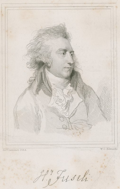 Portrét švýcarského malíře Henryho Fuseliho od Thomas Lawrence