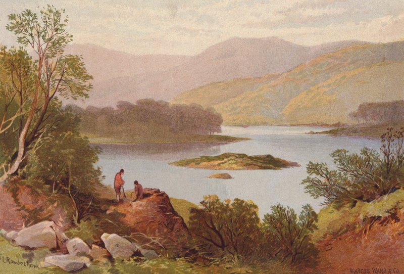 Killarney Lakes, Killarney (barevné lito) od Thomas Leeson the Elder Rowbotham