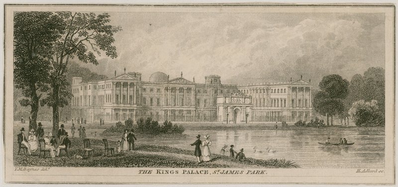 Buckinghamský palác od Thomas Mann Baynes