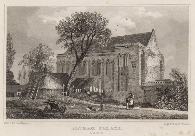 Elthamský palác, Kent od Thomas Mann Baynes