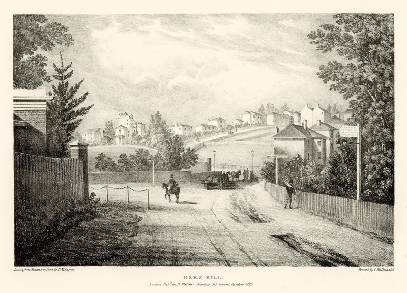 Herne Hill, Londýn od Thomas Mann Baynes